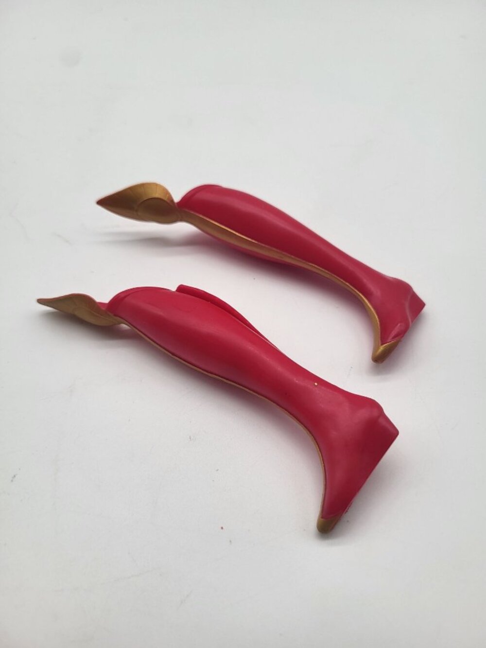 DC Super Hero Girls Wonder Woman Doll Replacement Part Tall Boots Red Gold